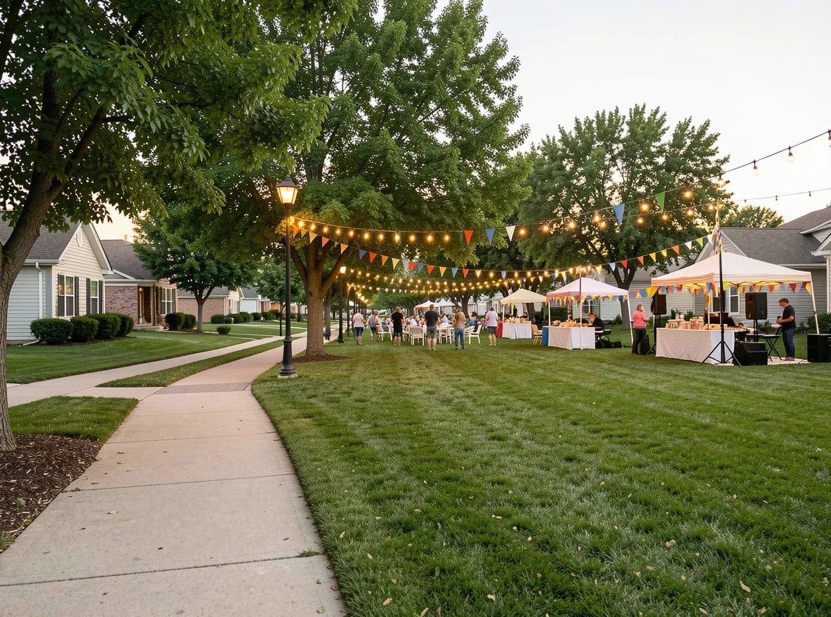 Community setting in Andover, Kansas
