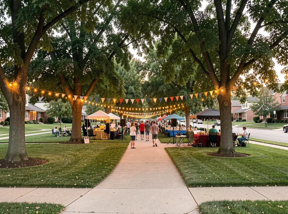 Community green space in Goddard