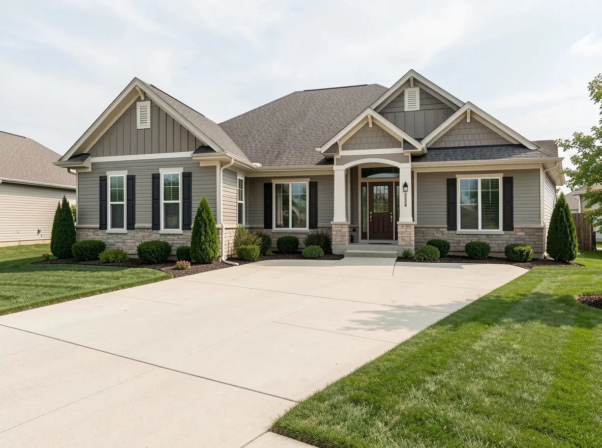 Home exterior in Maize