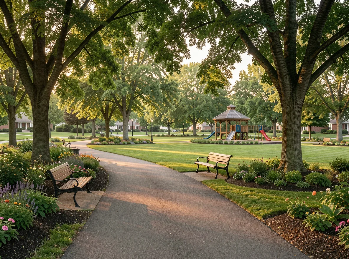Park and trail setting in Chanhassen