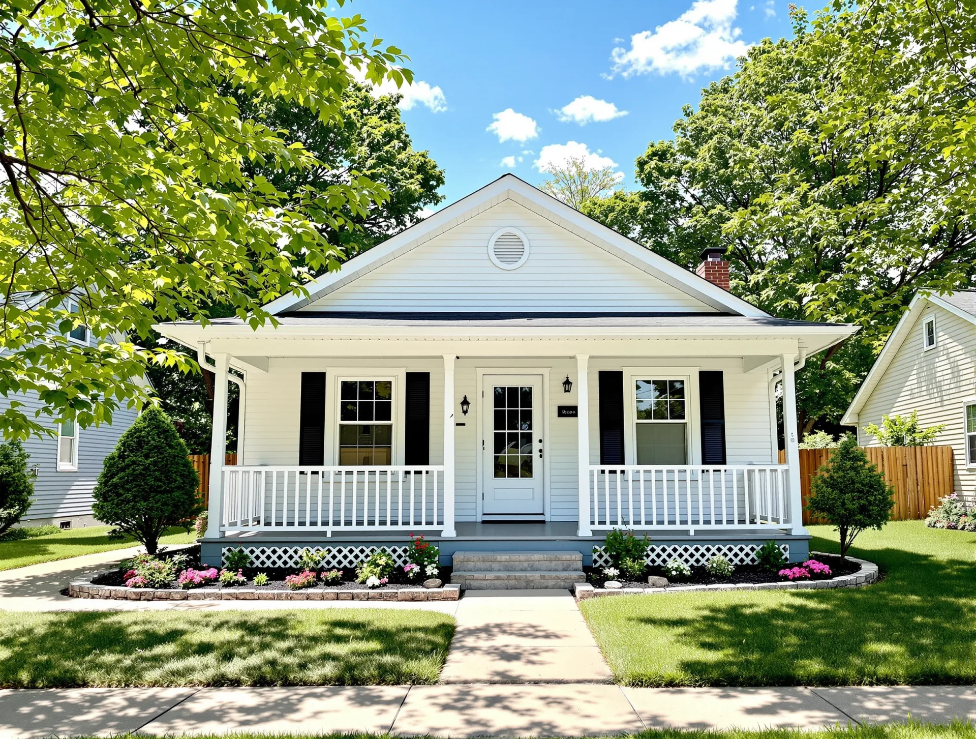 Smaller Cedar Rapids home with easy-care yard and welcoming porch