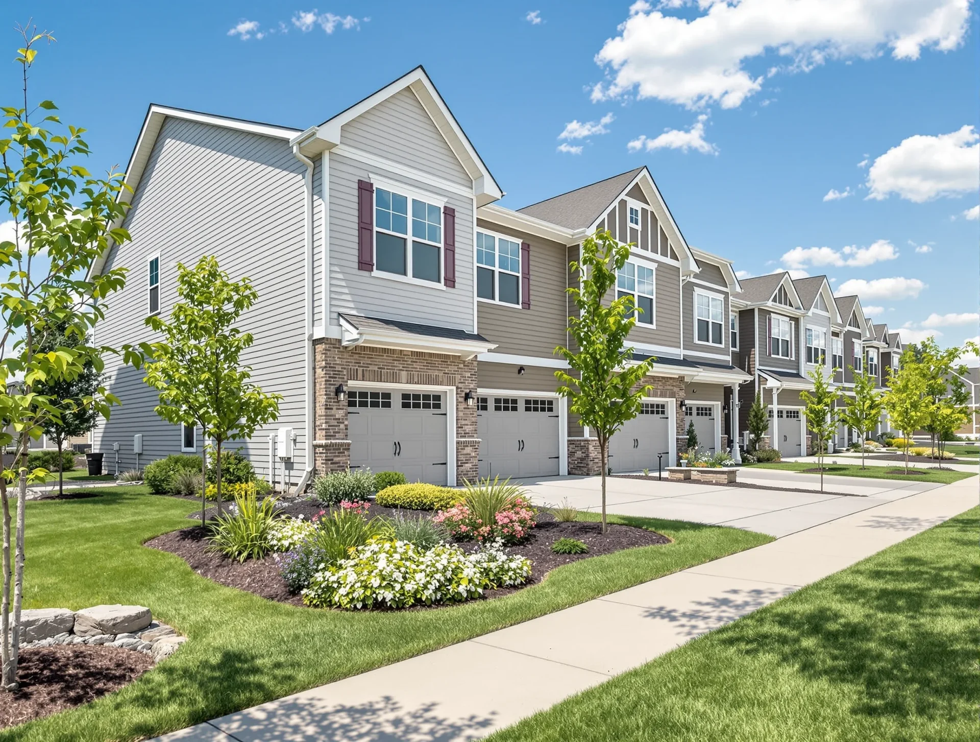 Low-maintenance townhome community in Cedar Rapids, Iowa