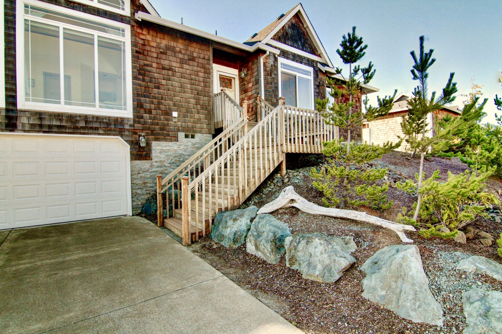 Amazing landscaping all throughout the property.