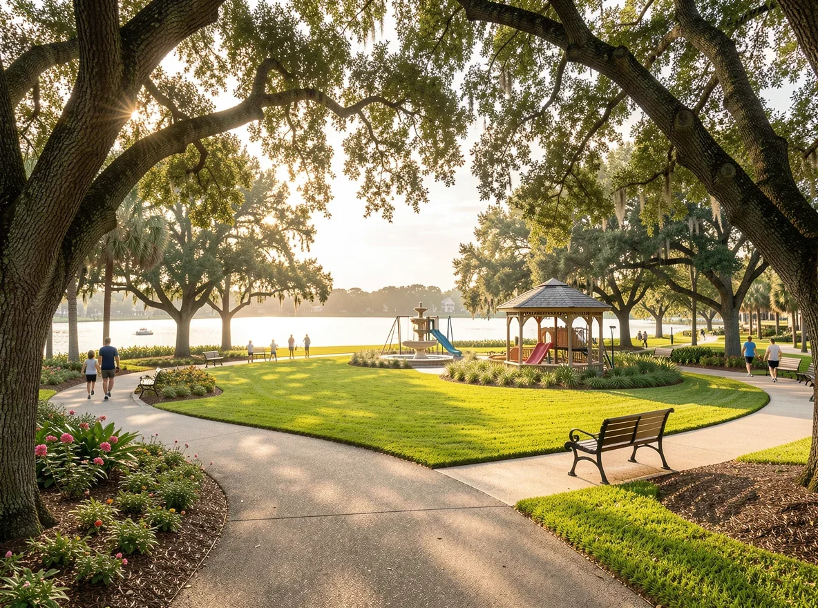Neighborhood park in Wellington