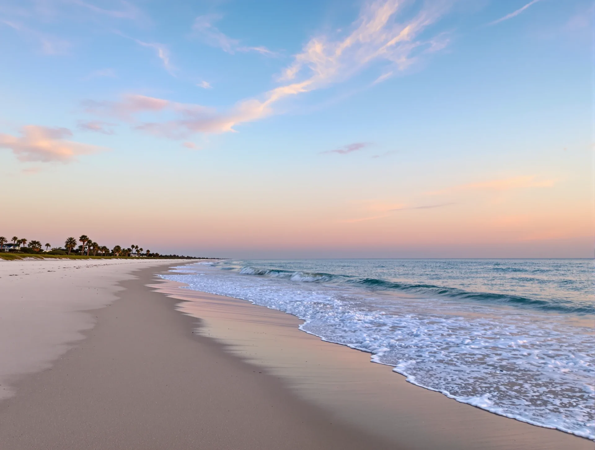 Sunset over the Gulf near Venice, Florida