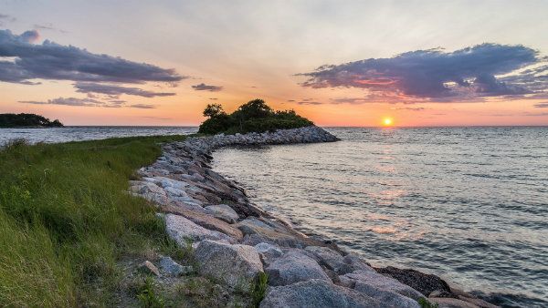 Oceanfront Sunset View of Cape Cod
