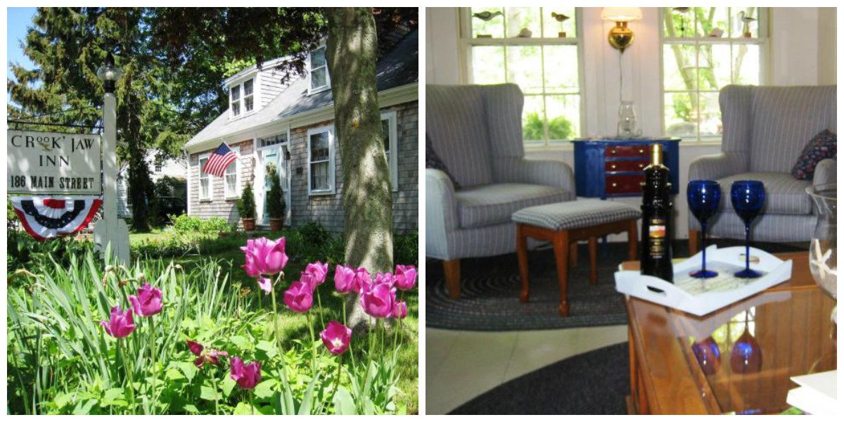 Two Images of 186 Route 6A in Yarmouth Port Cape Cod