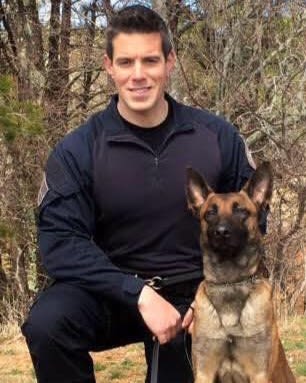 Officer Sean Gannon and his K9 Nero