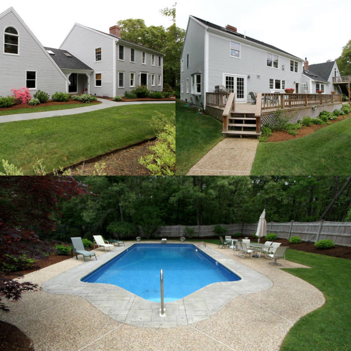 Images of pool at 56 Katherines Lane in Brewster Cape Cod MA