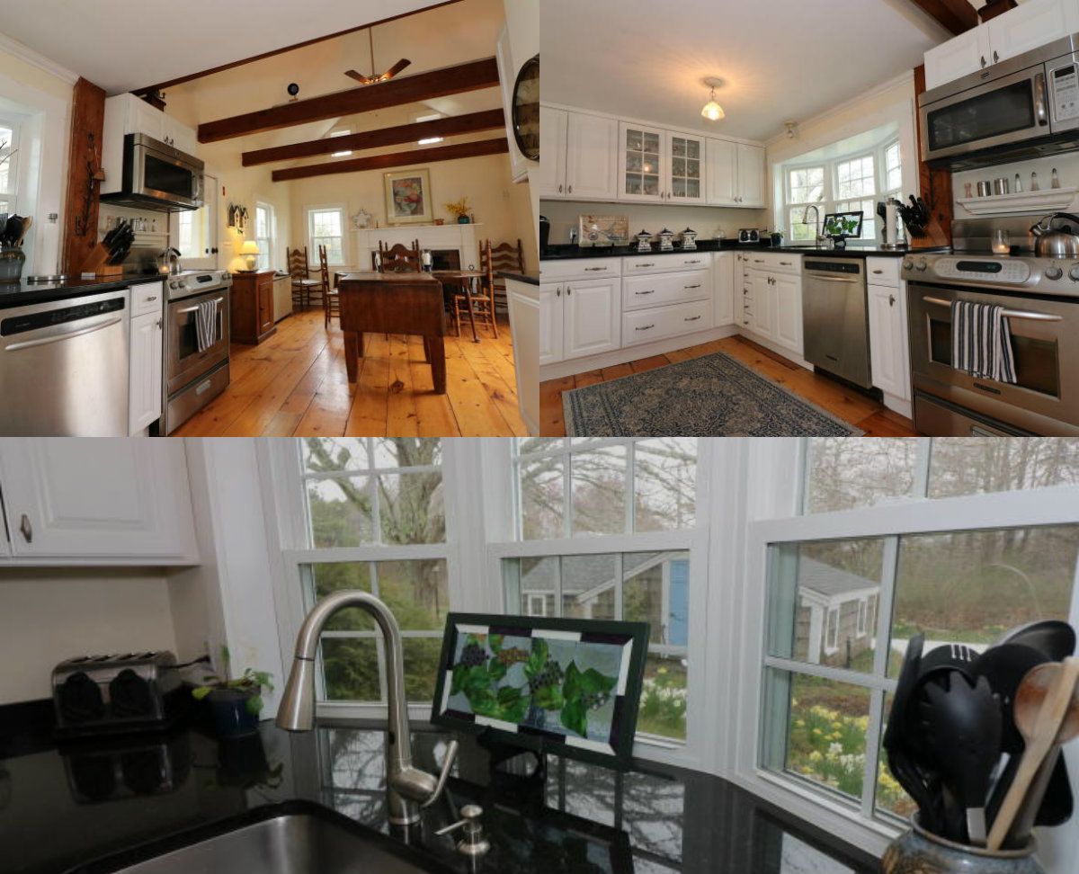 Images of kitchen at 77 Main St in Brewster Cape Cod MA