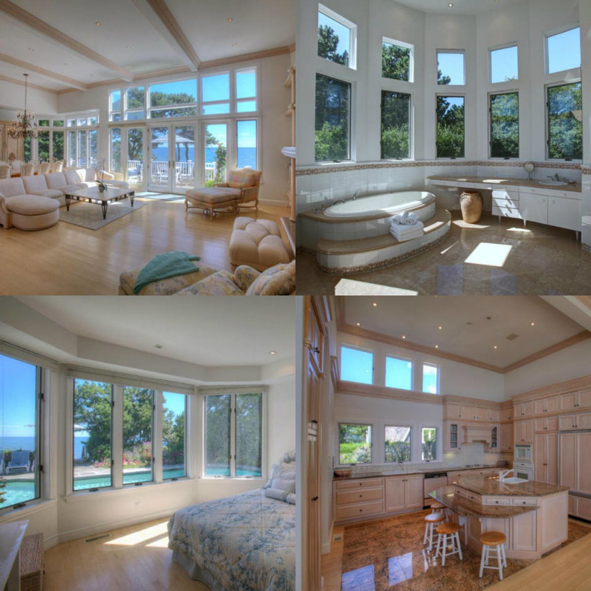 Images of rooms with windows in 27 Ocean Bluff Drive in Mashpee on Cape Cod MA