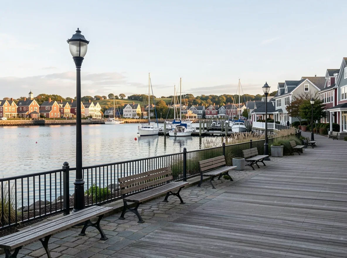Plymouth waterfront view