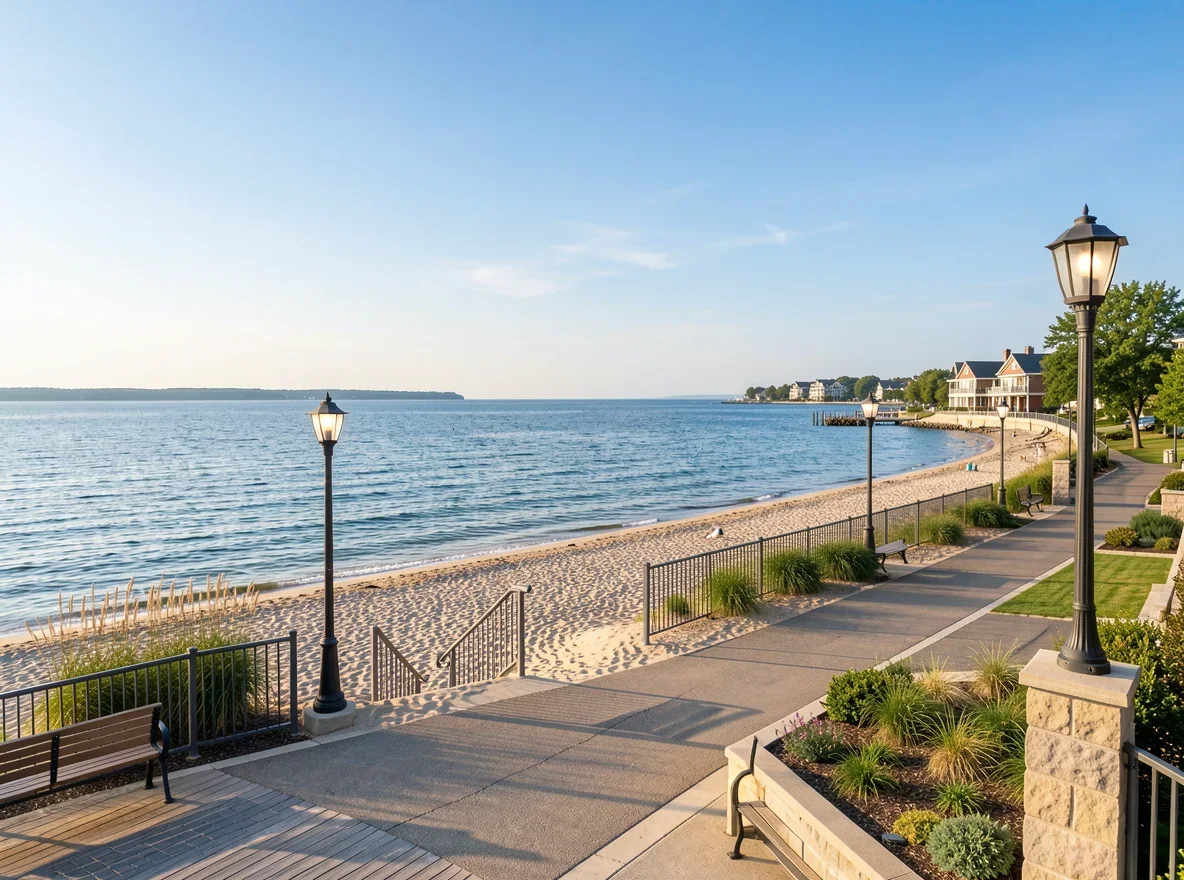 Lakefront view in Sheboygan