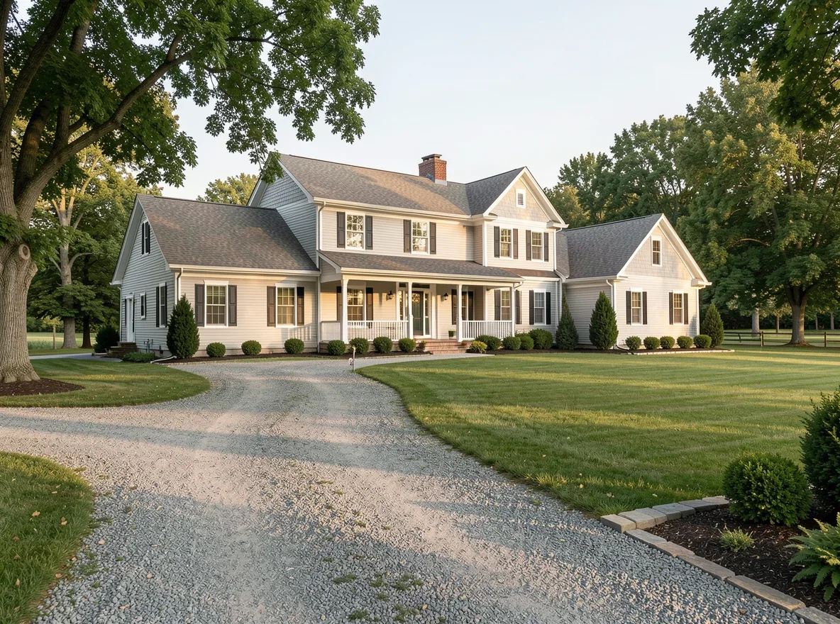 Country home setting in Malone area