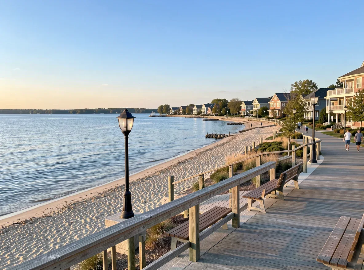 Sheboygan shoreline along Lake Michigan