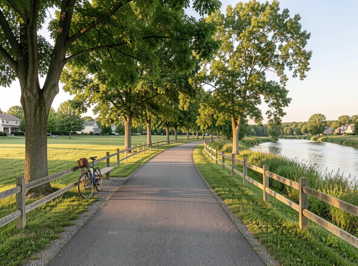 Trail and outdoor recreation near Grafton, Wisconsin