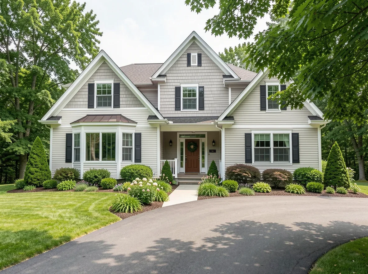 Updated home exterior in Kohler