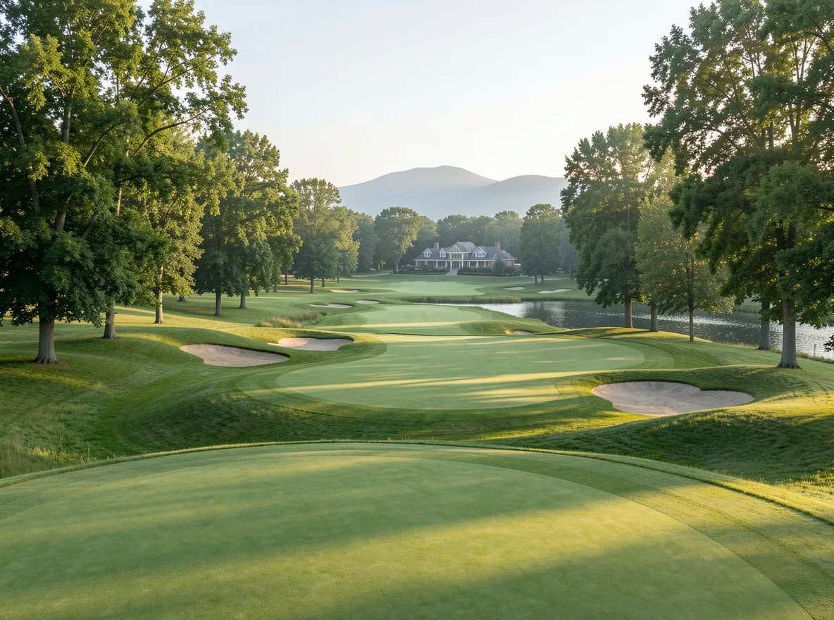 Golf course near Mequon, Wisconsin