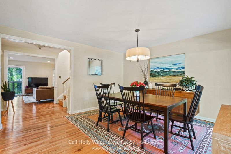 Reston VA Townhome - Savor delicious meals while gazing at picturesque views in the dining room of this Reston VA townhome. Reston VA Townhome