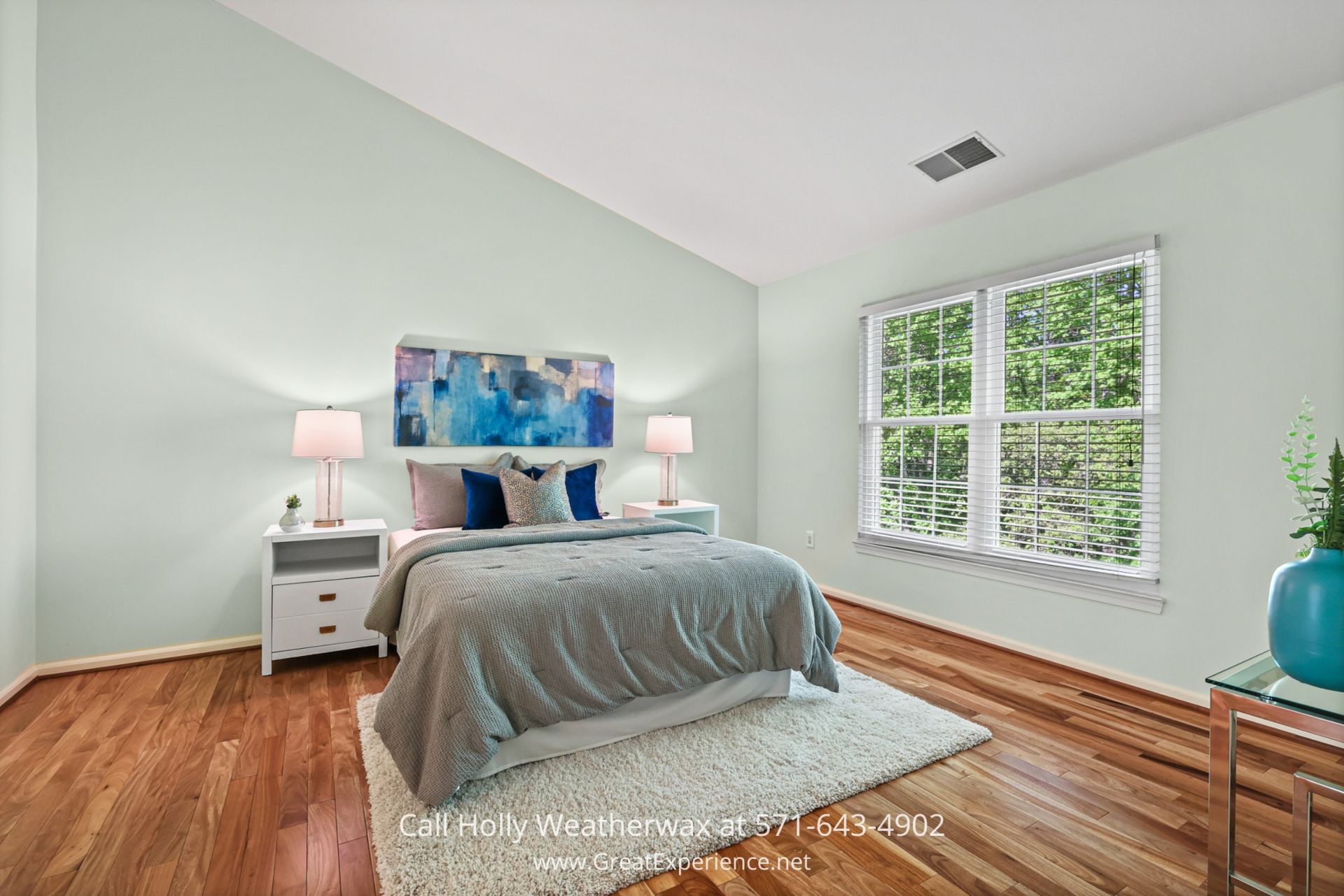 Reston VA Townhome for Sale - The soothing rustle of trees will lull you to sleep in the Primary suite of this Reston VA townhome.