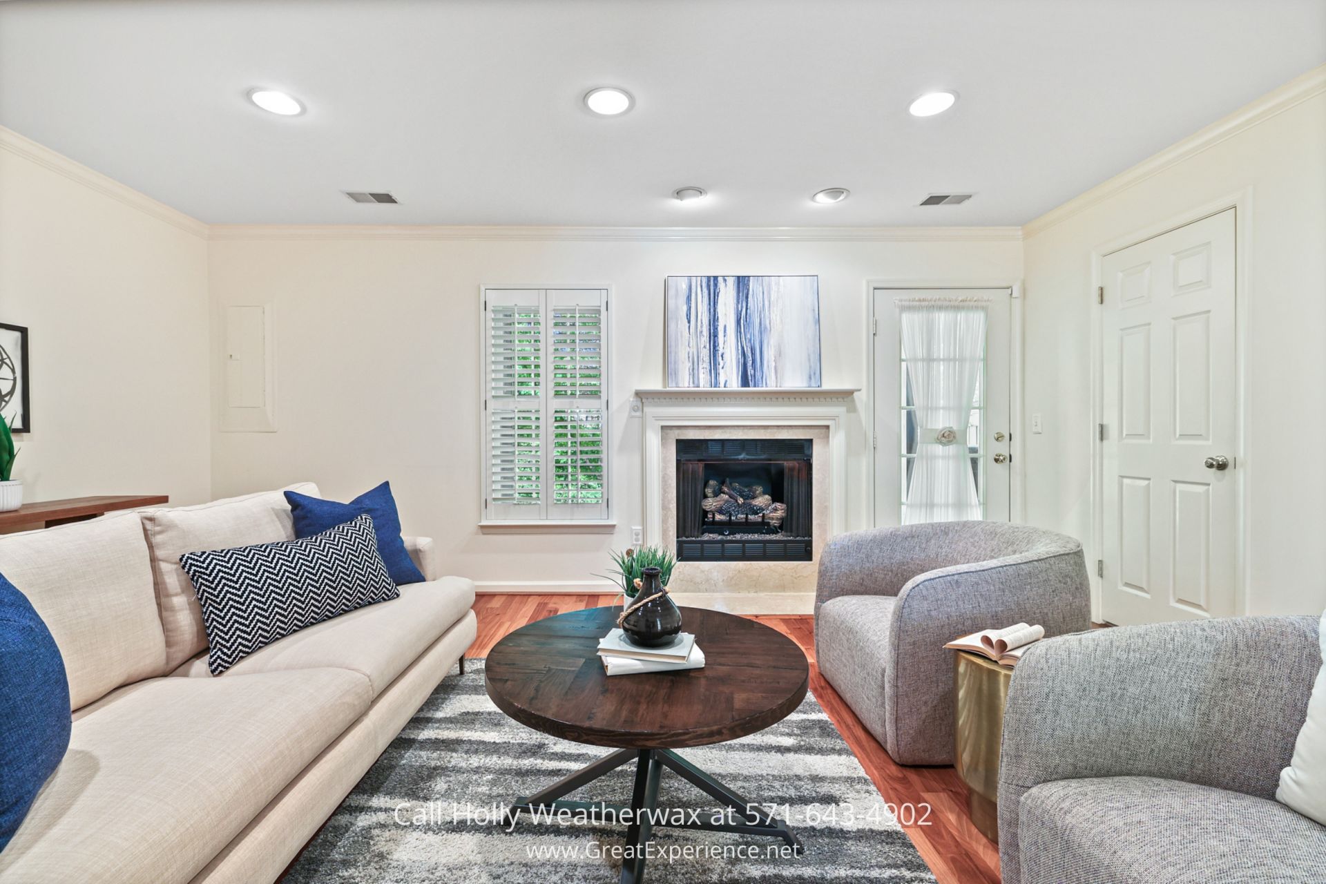 Home in Reston VA - Enjoy your favorite shows in front of the fire in the cozy family room of this Reston VA home.