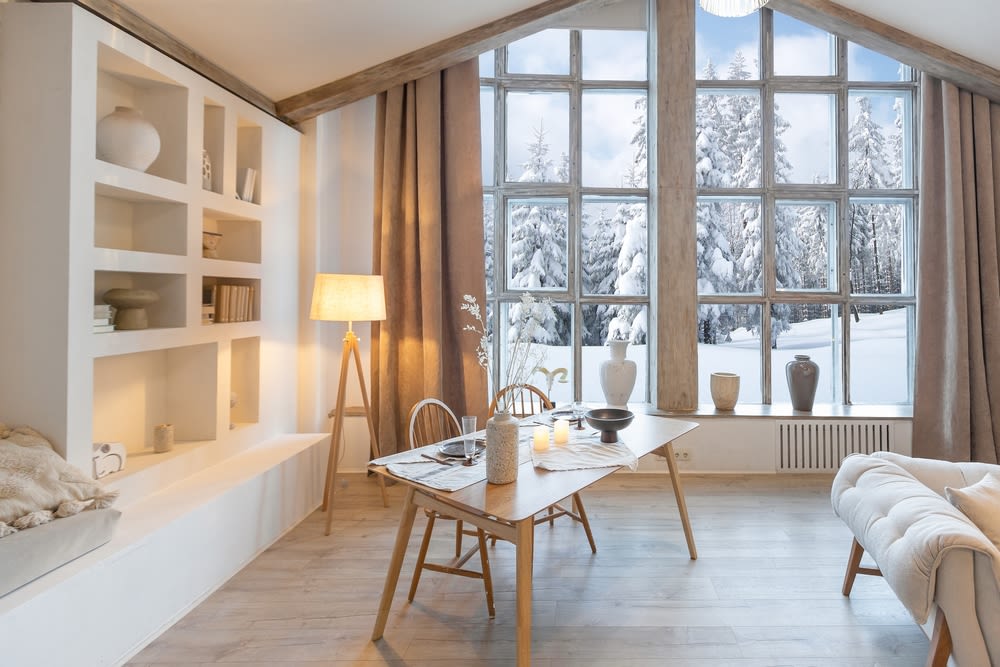 Cozy-Winter-Home-Living-Area Cozy Winter Home Living Area