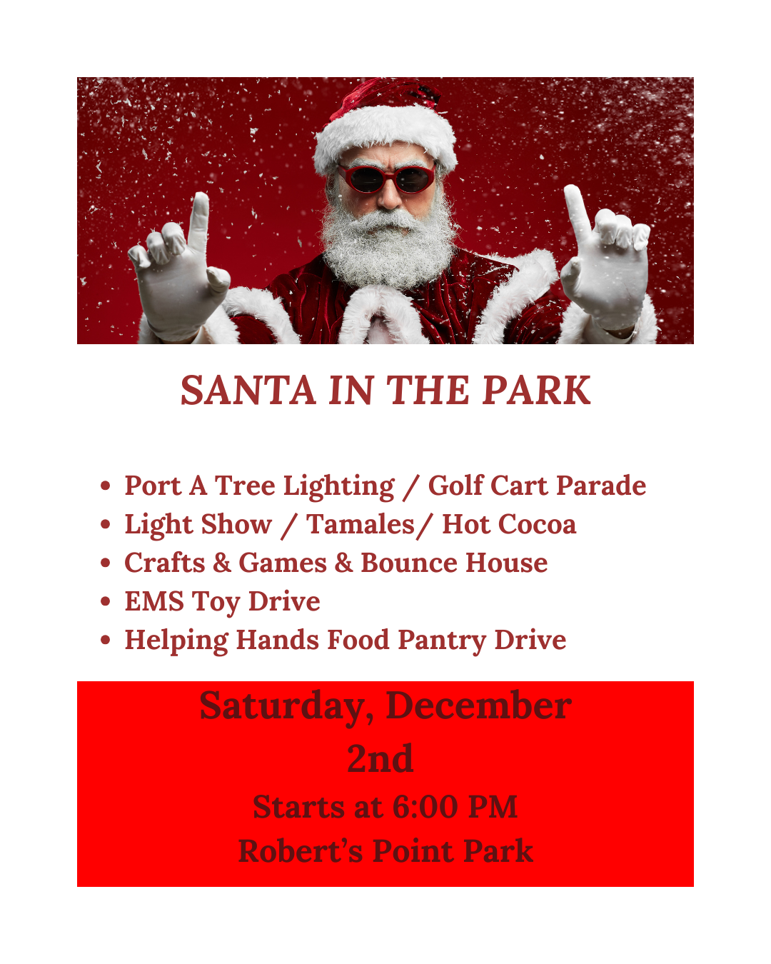 Santa-in-the-Park-Port-Aransas Santa in the Park Port Aransas