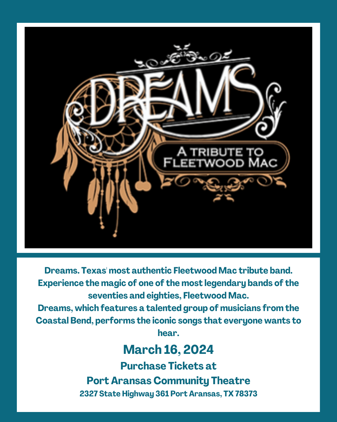 Dreams-Texas-Fleetwood-Mac-Tribute-Band-Saltwater-Shores-Team-Coldwell-Banker-Island-Escapes-Real-Estate-Coldwell-Banker Dreams Texas, Fleetwood Mac Tribute Band
