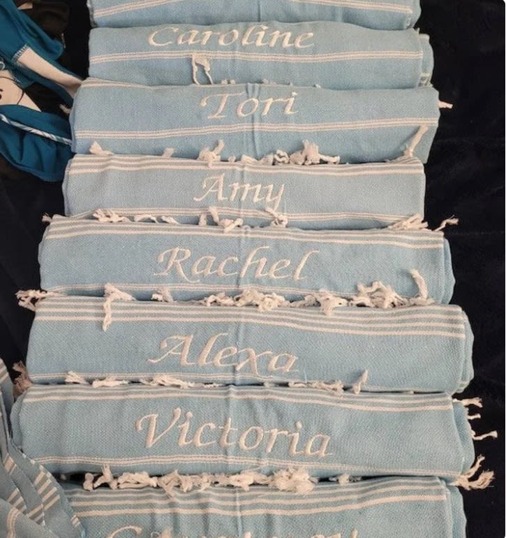 Monogrammed Beach Towels Monogrammed Beach Towels