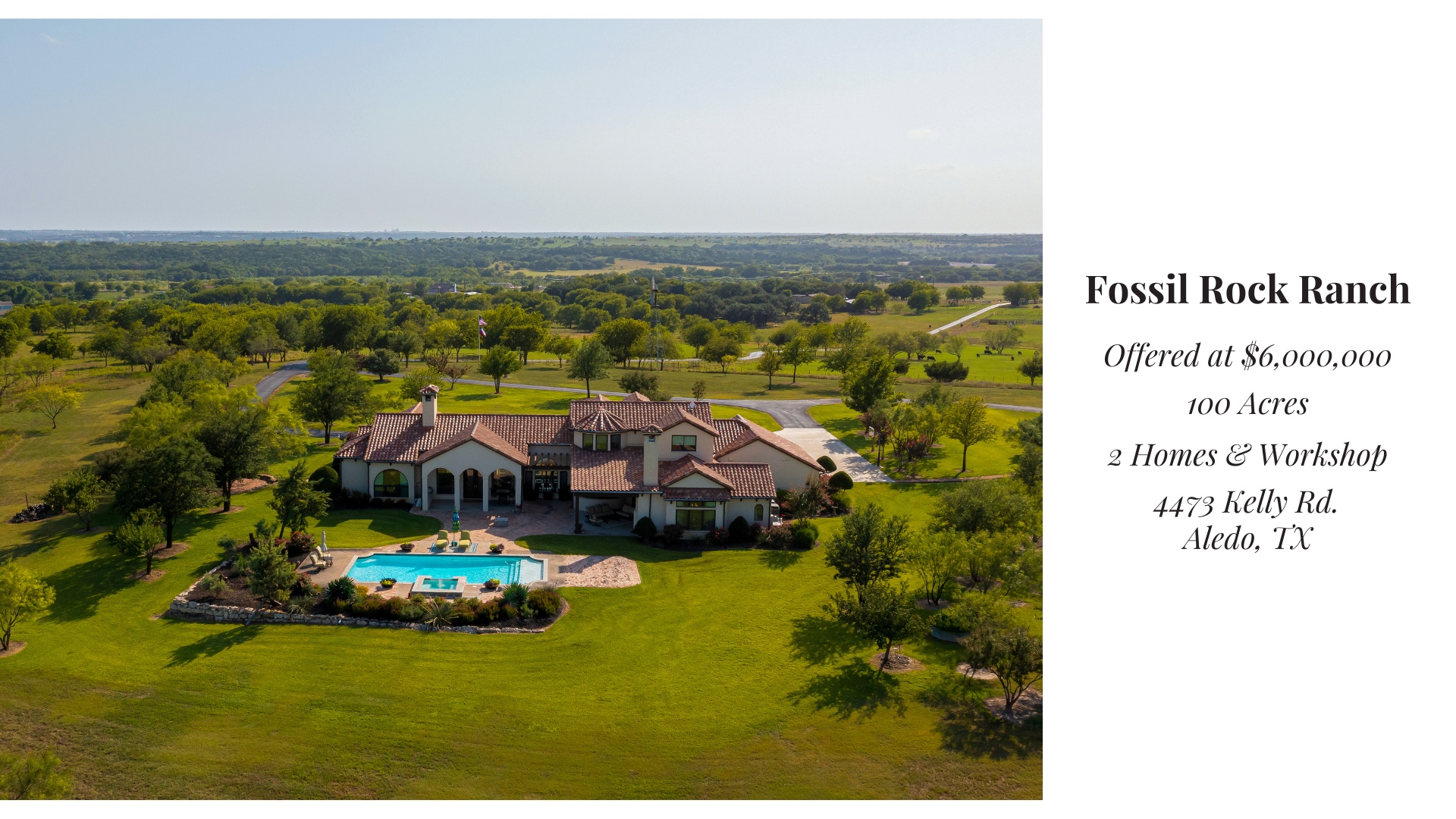 Fossil Rock Ranch in Aledo, TX