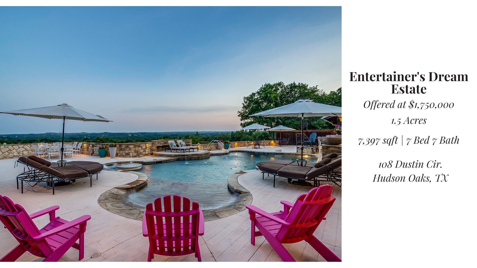 Entertainer's Dream Home in Aledo ISD