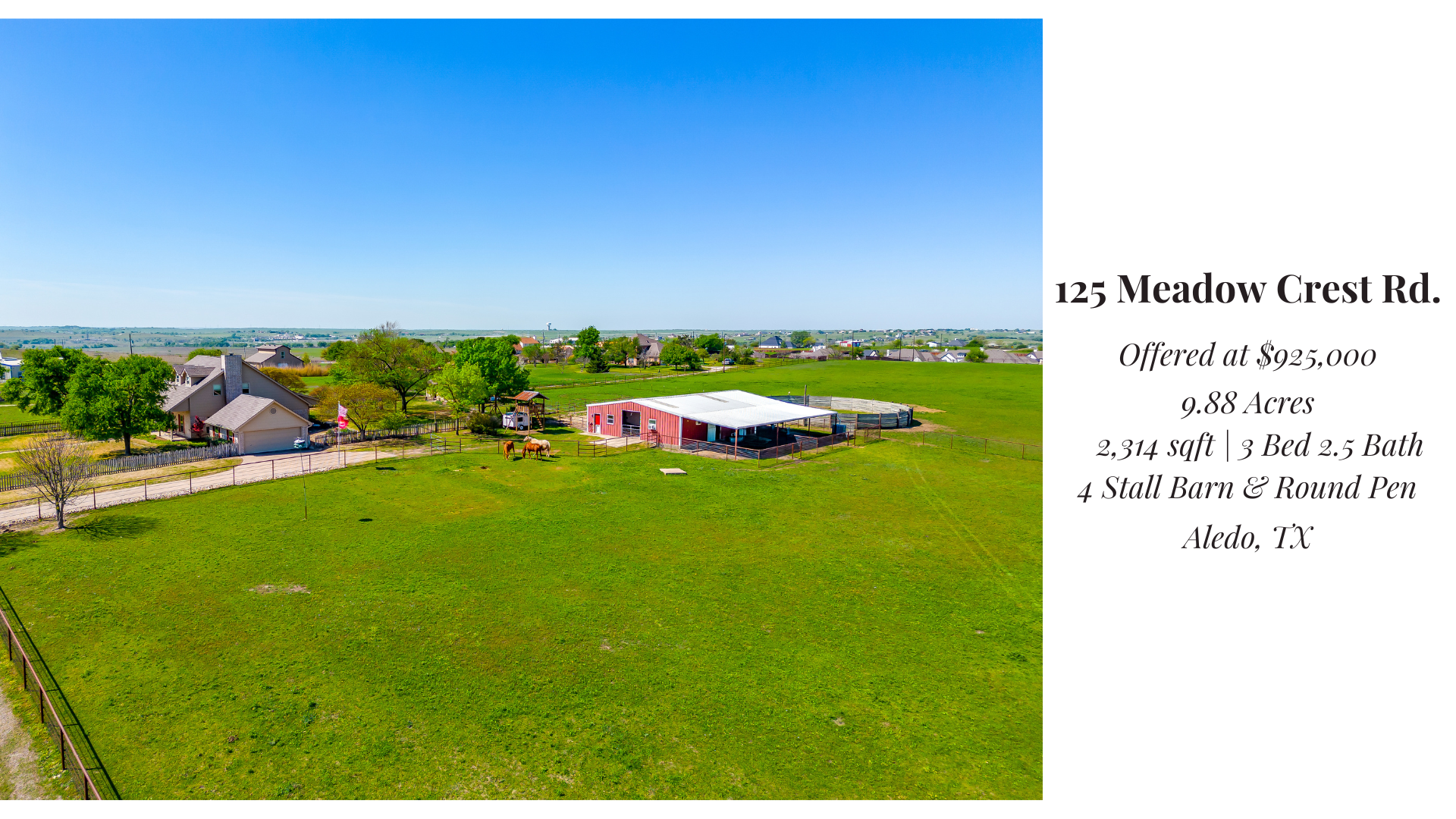 125 Meadow Crest Rd. Aledo, TX