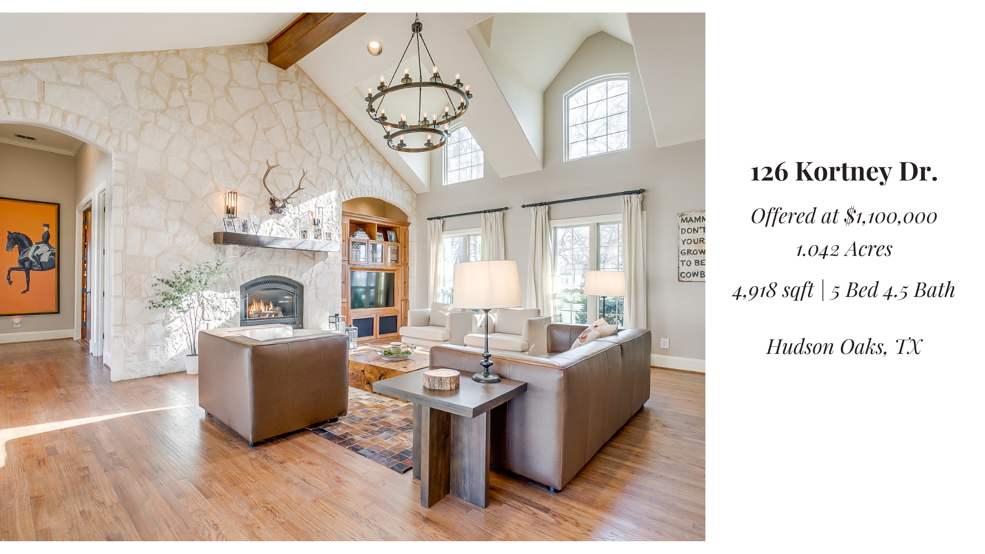 126 Kortney Dr. Hudson Oaks, TX