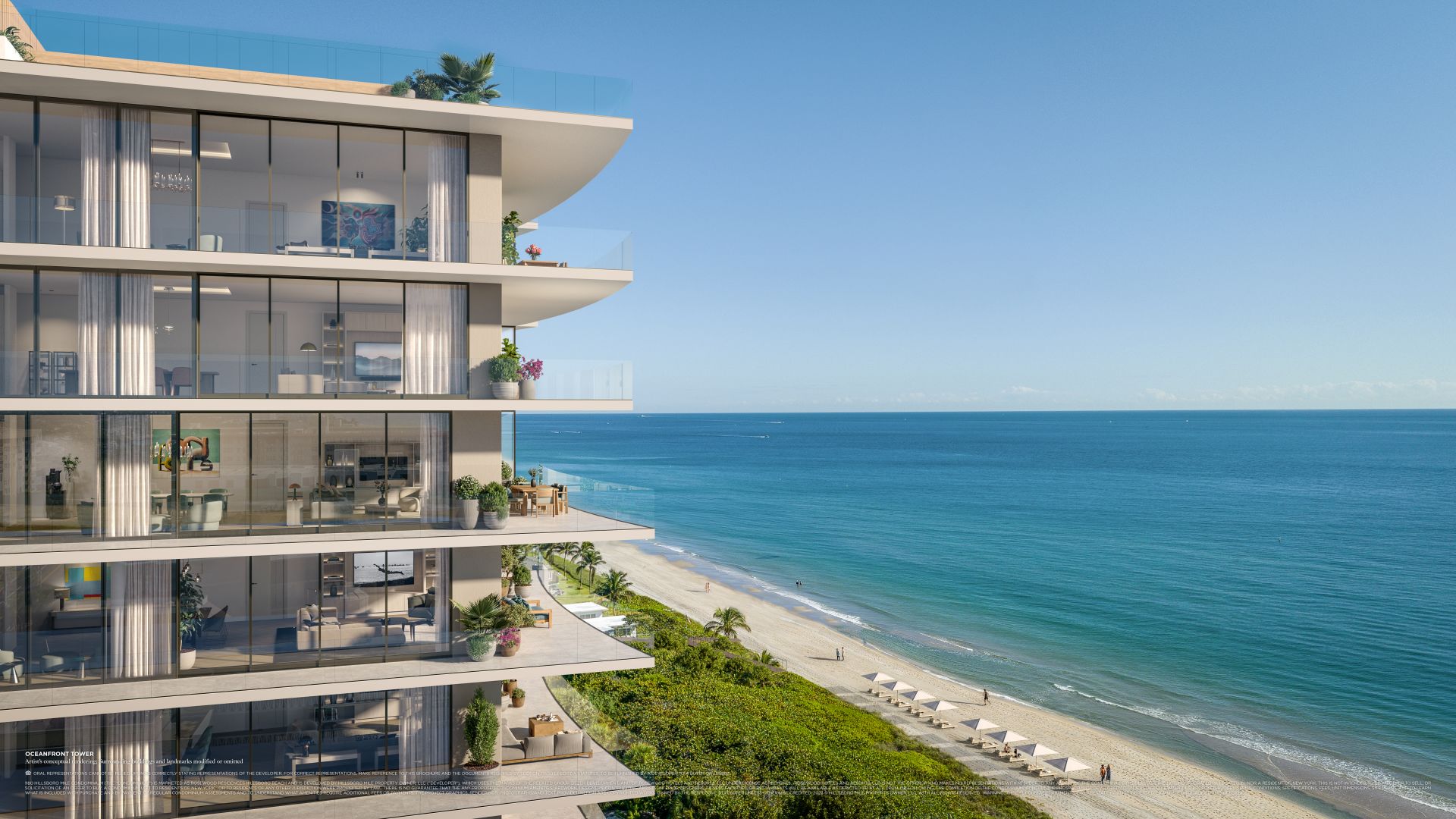 We just started construction of Rosewood Residences on our huge prime beach land in Hillsboro Beach. Call Fernando Pettineroli at +1(786) 505 4007 to schedule a private tour of Rosewood Residences Hillsboro Beach.