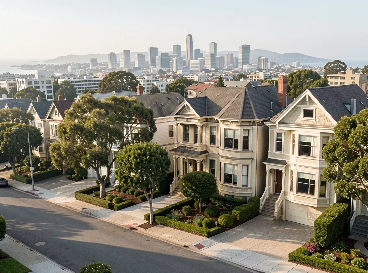 San Francisco County residential streetscape
