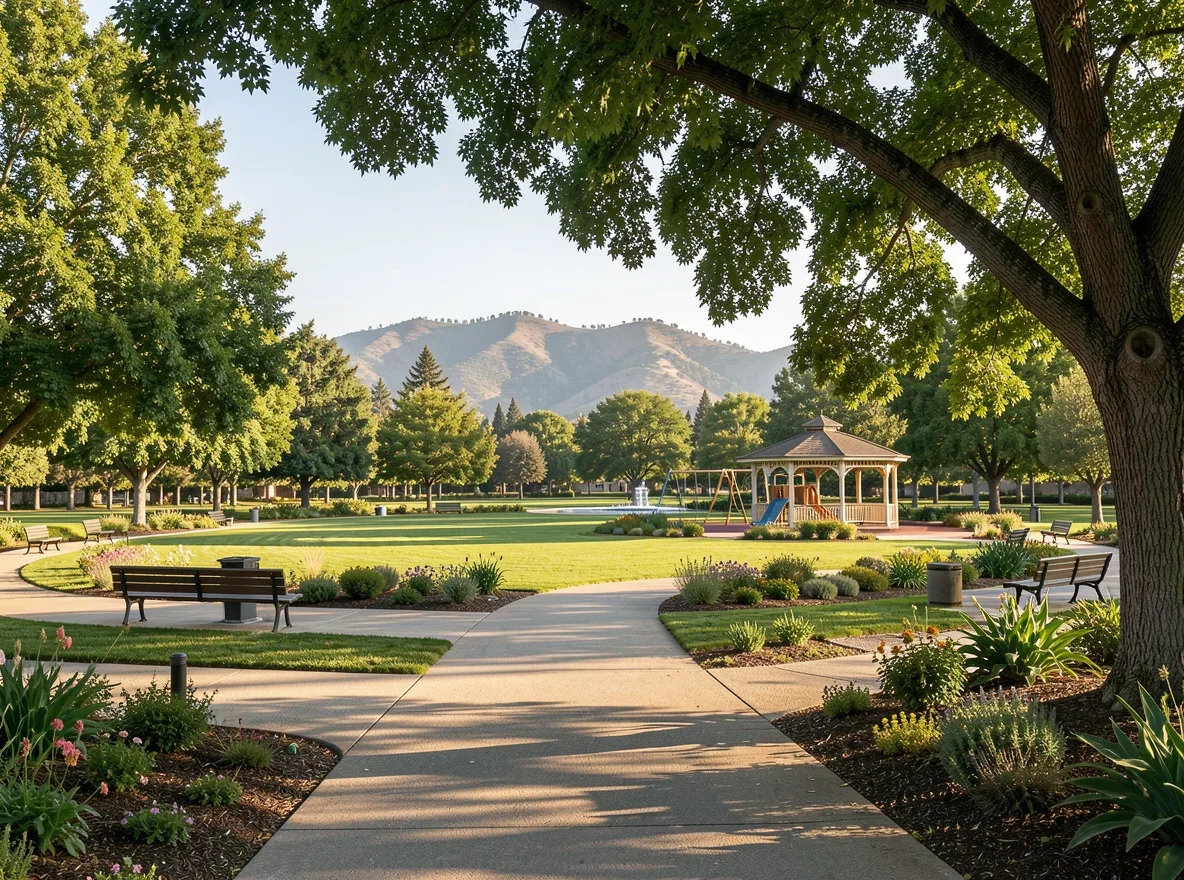 Concord park and trail lifestyle scene