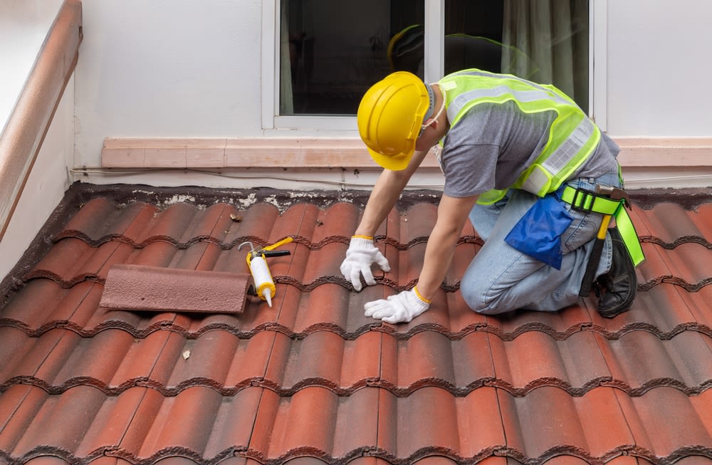 Inspecting-Roof Inspecting Roof