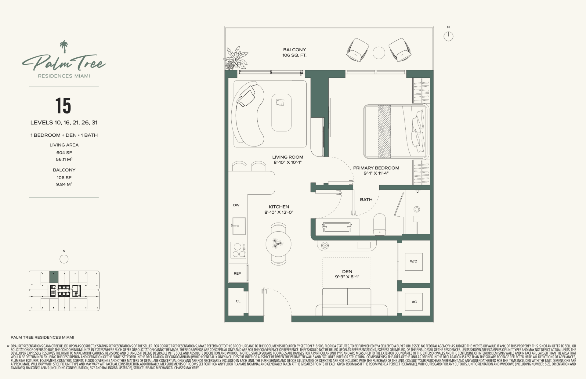 Palm Tree Residences 15 Line