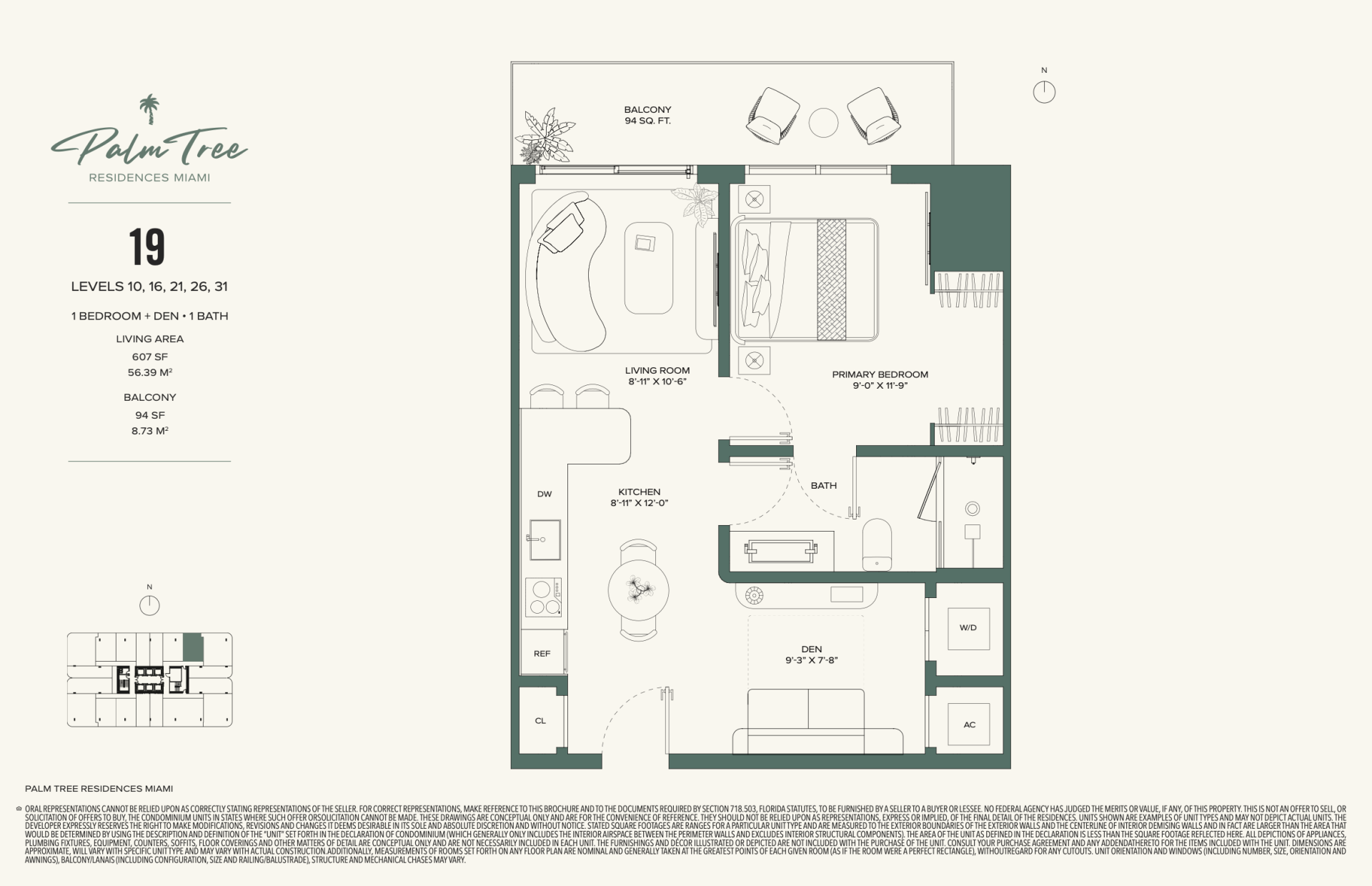 Palm Tree Residences 19 Line