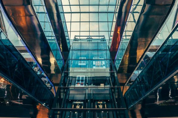 Glass Roof of Commercial Building