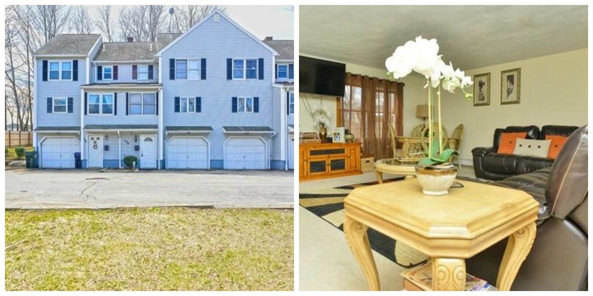 Two images of 198 Elm St in Marlborough