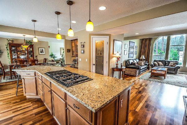 An updated kitchen in a flipped home