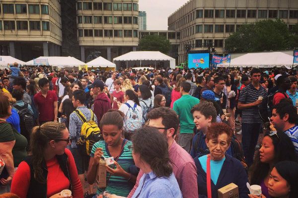 Image of the Scooper Bowl at the Boston City Hall Plaza