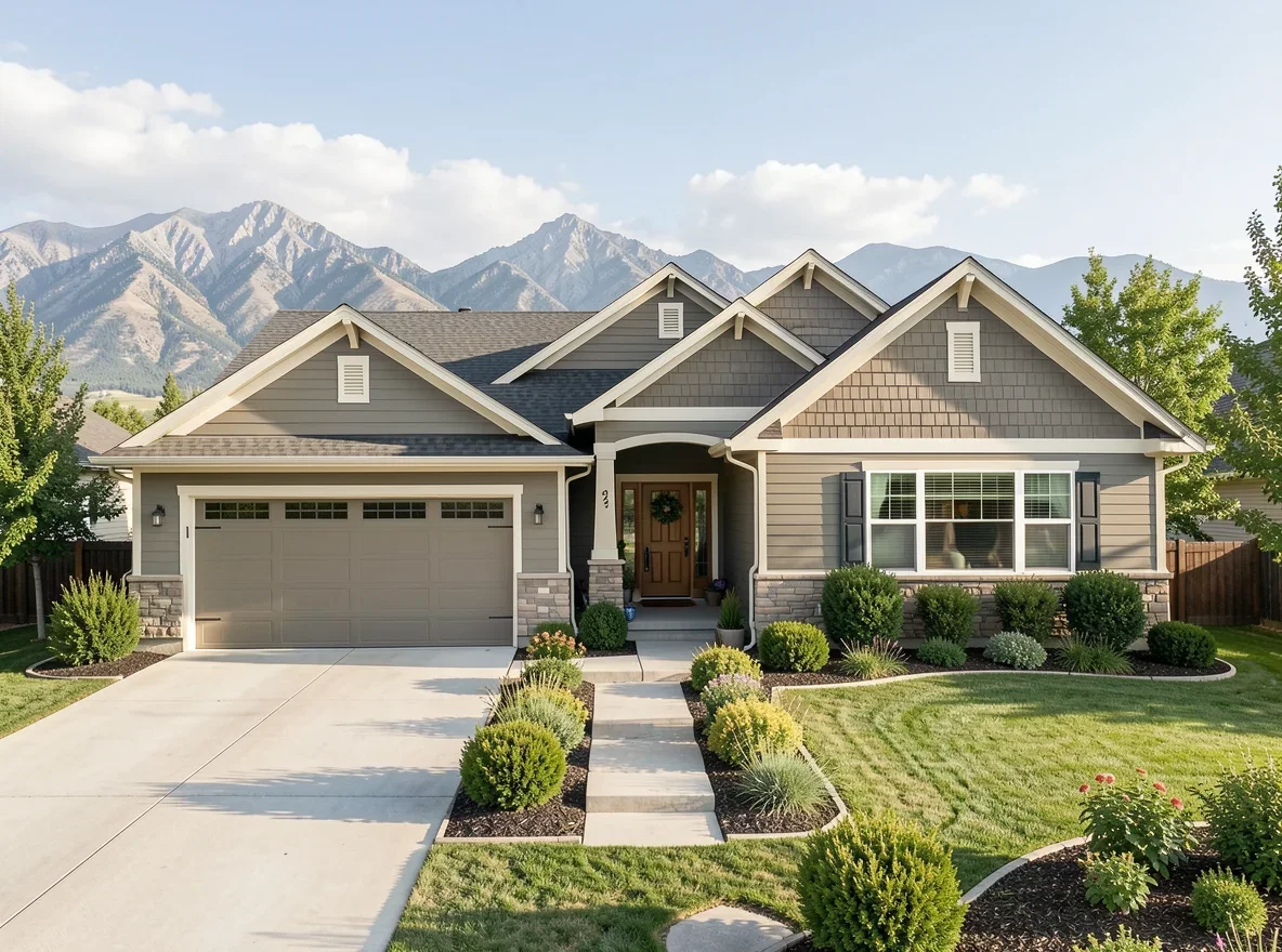 Utah County home exterior