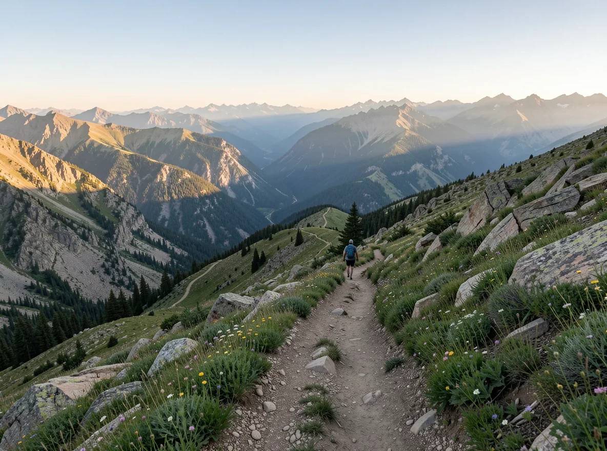 Mountain trail near Ogden