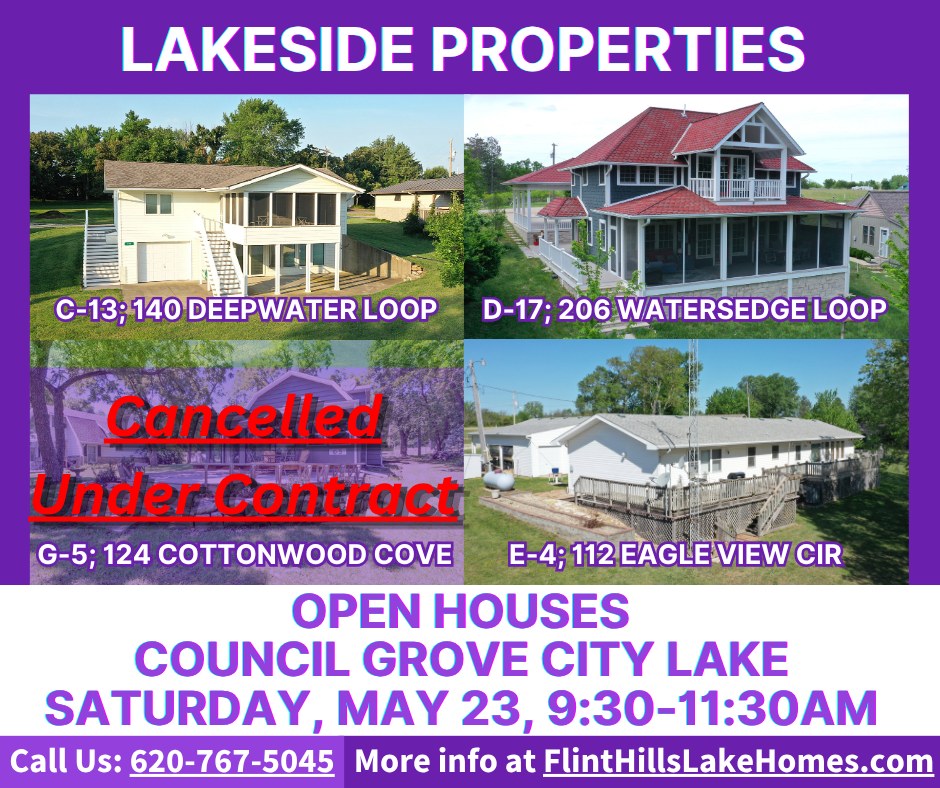 Lakeside Properties' Open Houses