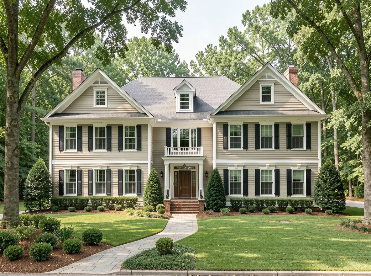 Elegant home exterior in Mountain Brook