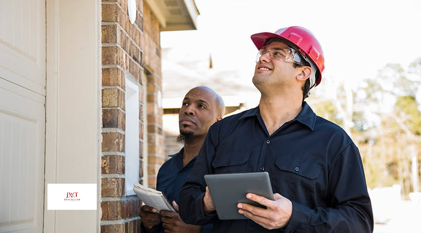 a Marysville home inspector doing a home inspection
