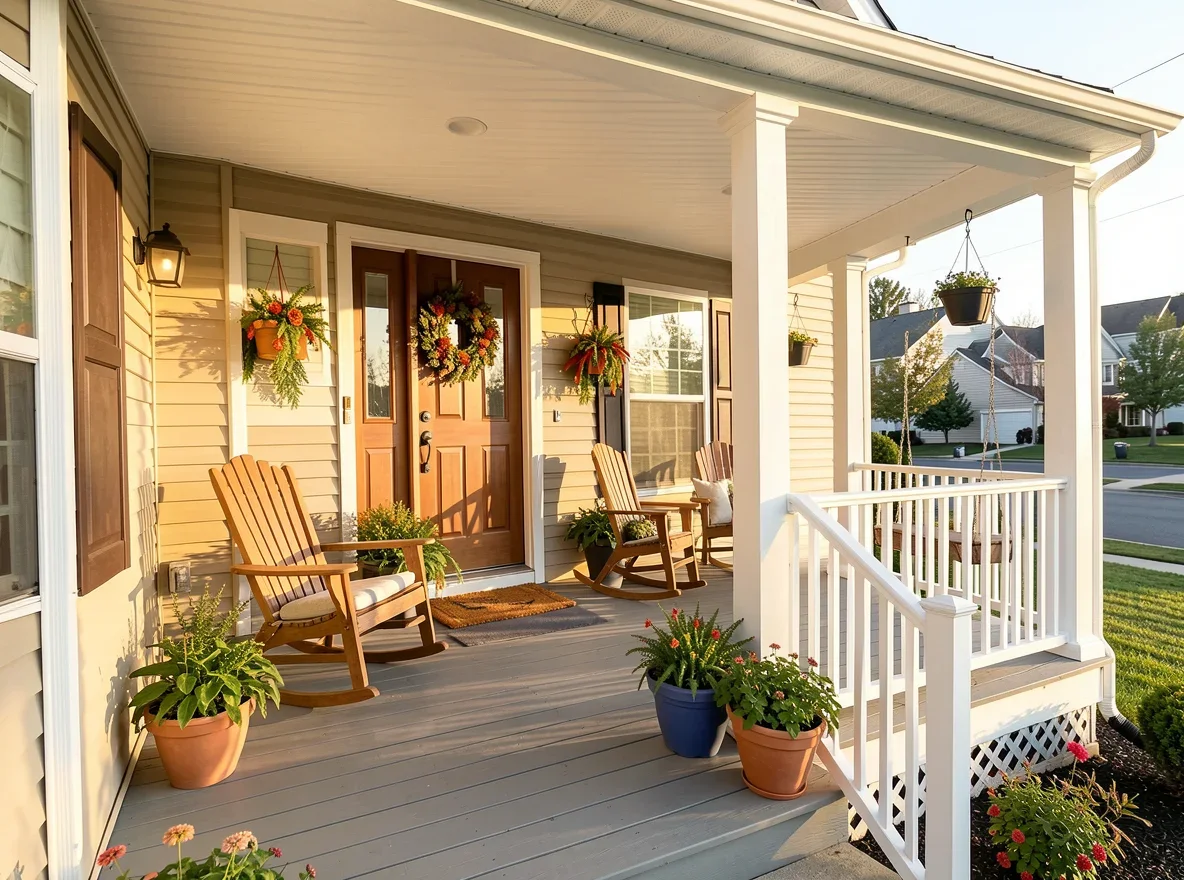 Welcoming home exterior for first-time buyers