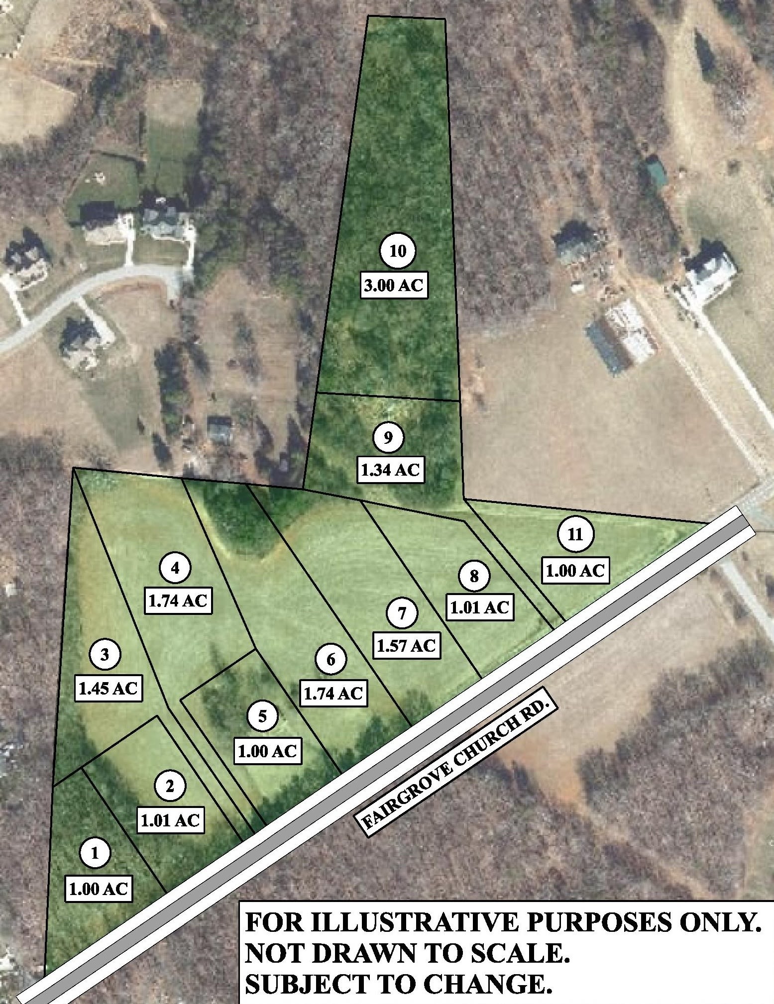 Bowman Meadows Lot Map